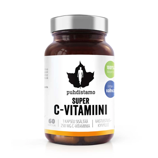 Puhdistamo Super C-vitamiini 60 Kaps