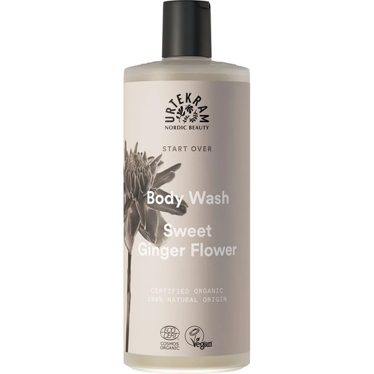 Sweet Ginger Flower Body Wash, 500 ml Urtekram Suihkugeelit