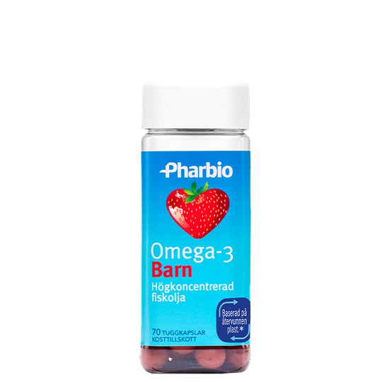 Omega-3 Lapset, 60 pureskelukapselia