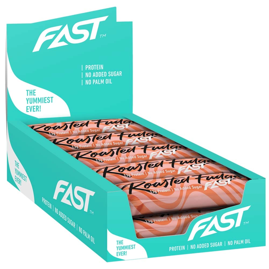 15 X Fast Sport Nutrition Enjoyment Bar 45 G Roasted Fudge