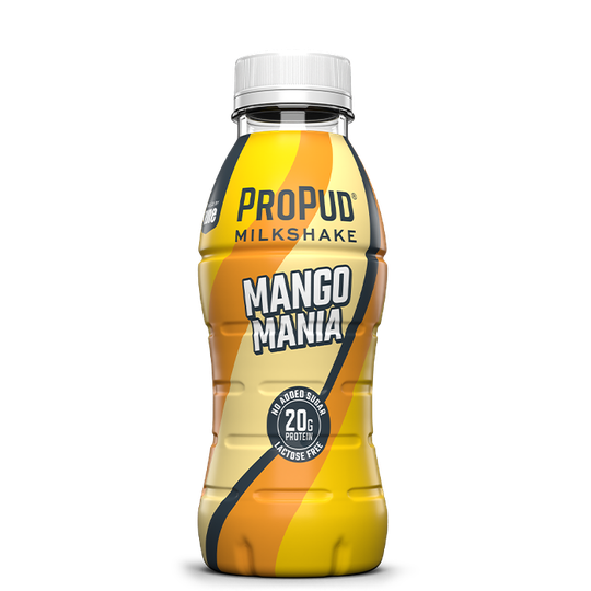ProPud Protein Milkshake, 330 ml, Mango Mania, Kort datum