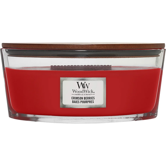 Crimson Berries, 453,6 g WoodWick Tuoksukynttilät