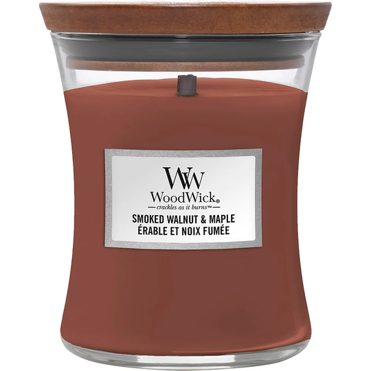 Smoked Walnut & Maple, 275 g WoodWick Tuoksukynttilät