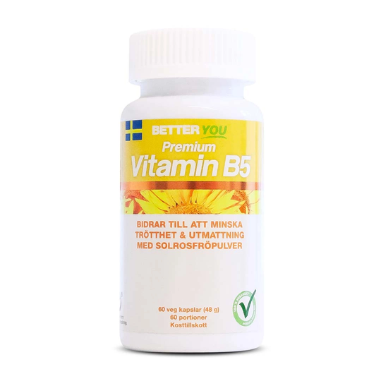 Better You Premium Vitamin B5 60 Caps
