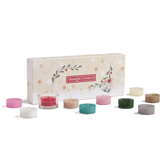 10 Tealight 1 Holder Gift Set, Yankee Candle Tuoksukynttilät