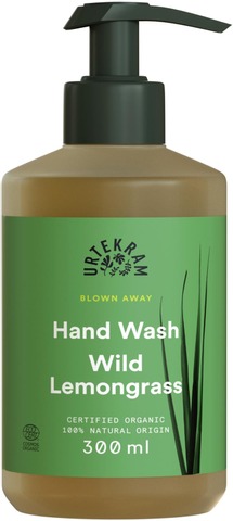 Urtekram luomu Wild Lemongrass nestesaippua 300 ml
