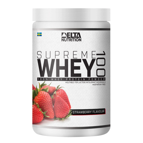 Delta Nutrition Supreme Whey 100 900 G Strawberry