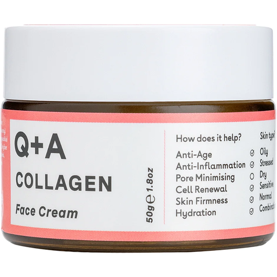 Collagen Face Cream, 50 g Q+A Päivävoiteet