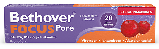 Bethover Focus Pore karpalo 20 poretabl
