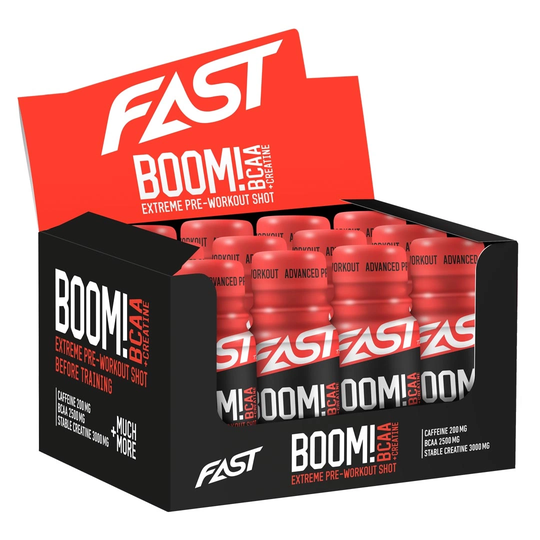 12 X Fast Sport Nutrition Boom Bcaa 60 Ml Berry