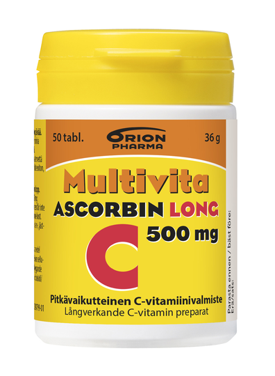 Multivita Ascorbin Long 500 mg 50 tabl