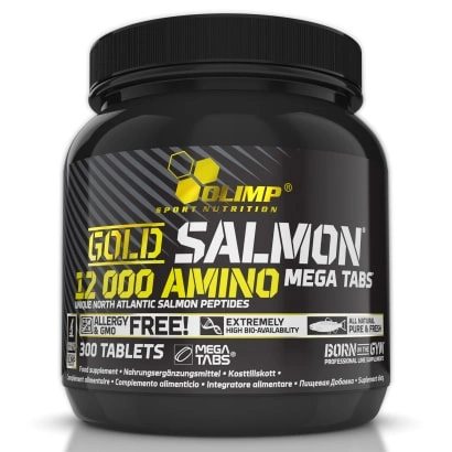 Olimp Gold Salmon 12000 Amino Mega Tabs 300 Caps