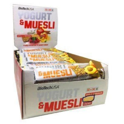 32 X Biotechusa Yogurt & Muesli 30 G