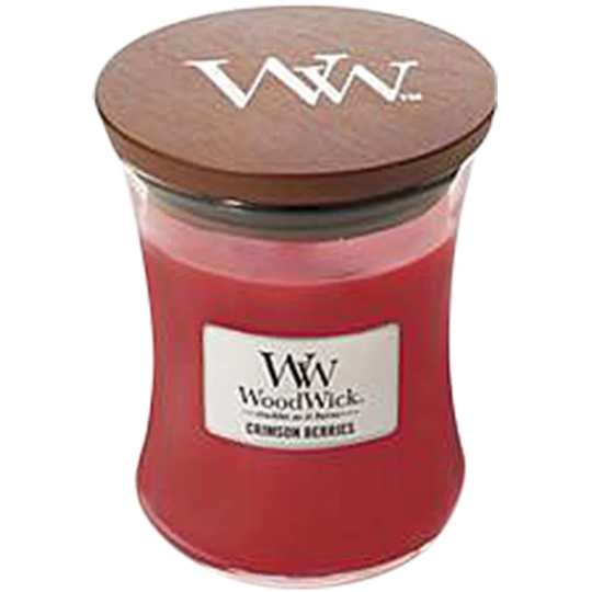 Crimson Berries, 275 g WoodWick Tuoksukynttilät