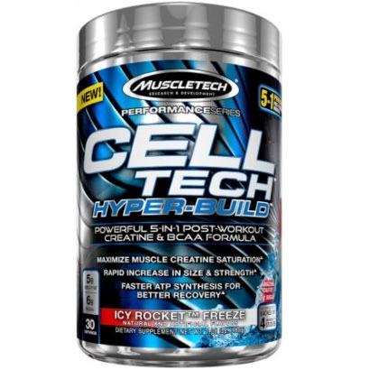 Muscletech Cell-tech Hyperbuild 30 Servings Icy Rocket Freeze
