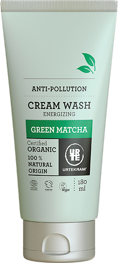 Urtekram Luomu Creamwash 180 ml green matcha fi-eko-201