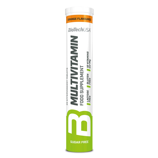 Biotechusa Multivitamin Effervescent Orange 20 Tabs