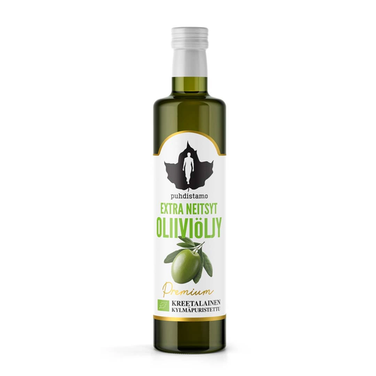 Puhdistamo Luomu Extra Neitsyt Oliiviöljy 500 Ml