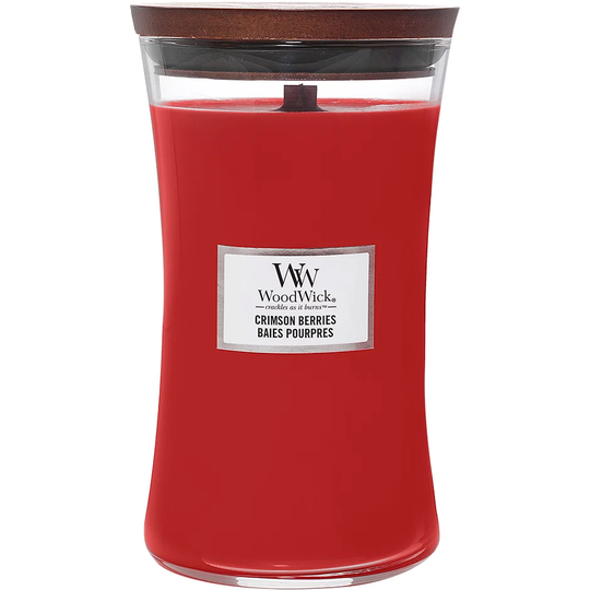 Crimson Berries, 609,5 g WoodWick Tuoksukynttilät