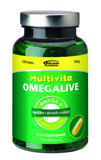 Multivita Omegalive basic 120 kaps