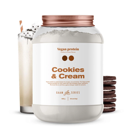 Gaam Life Series Vegan Protein 908 G Cookies & Cream