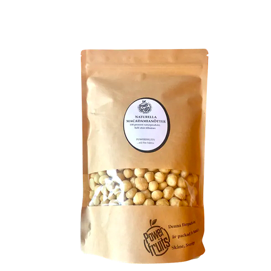 Raw Macadamia-pähkinät EKO, 500 g