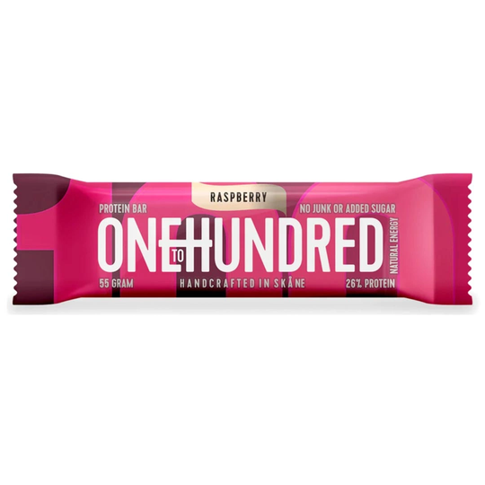 Onetohundred Protein Bar 55 G Raspberry