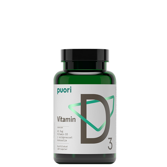 Puori D3 D-vitamiini, 120 caps