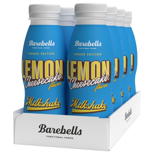 8 X Barebells Milkshake 330 Ml Lemon Cheesecake
