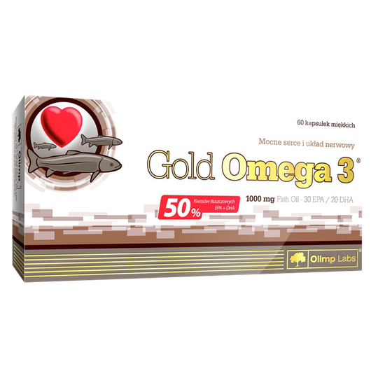 Omega 3 Gold, 1000 mg, 60 kapselia