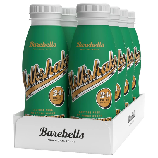 8 X Barebells Milkshake 330 Ml Hazelnut Nougat