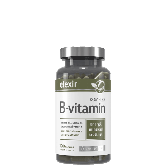 B-vitamin Komplex, 100 veg. kapselia