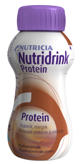 Nutridrink Protein 4X200 ml neste täydennysravintovalmiste kaakao