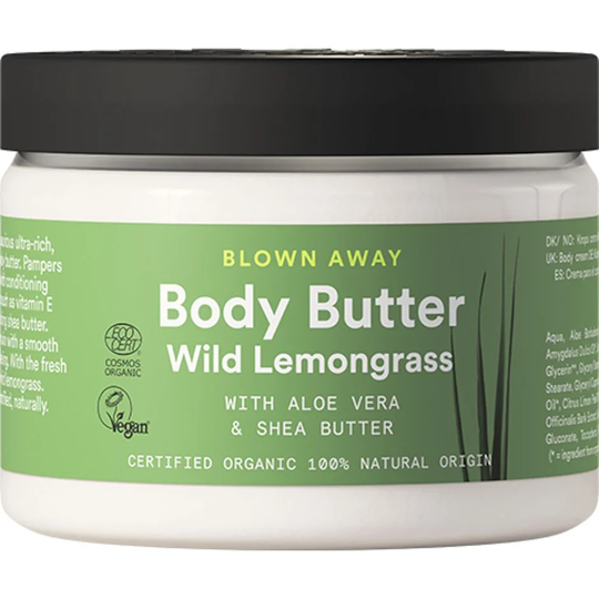 Wild Lemongrass Body Butter, 150 ml Urtekram Vartalovoiteet