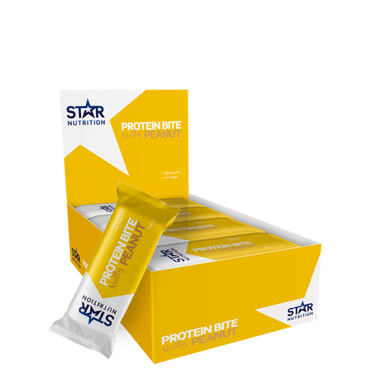 12 x Star Nutrition Protein bites, 35 g, Nutty Peanut