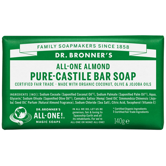 Magic Soaps All-One Hemp Almond, 140 g Dr. Bronner's Suihku- ja kylpytuotteet