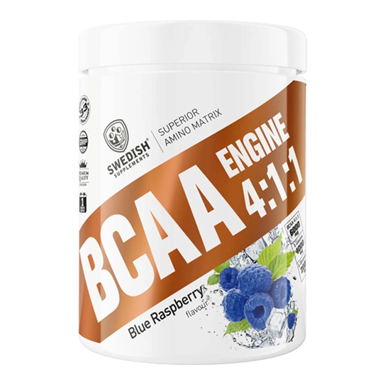 Swedish Supplements Bcaa Engine 4:1:1 400 G Blue Raspberry