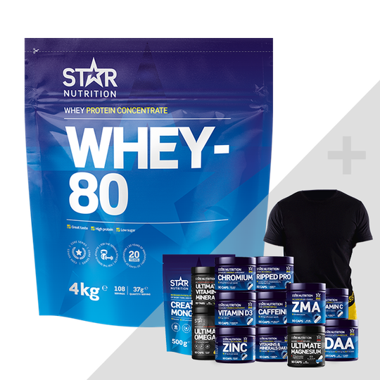 Whey-80, 4 kg + Bonus Product!
