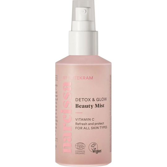 Narcissa Detox Glow Mist, 90 ml Urtekram Kiinnityssuihke