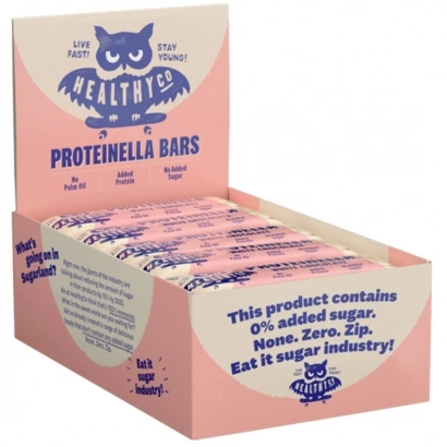 20 X Healthyco Proteinella Protein Bar 35 G White Chocolate