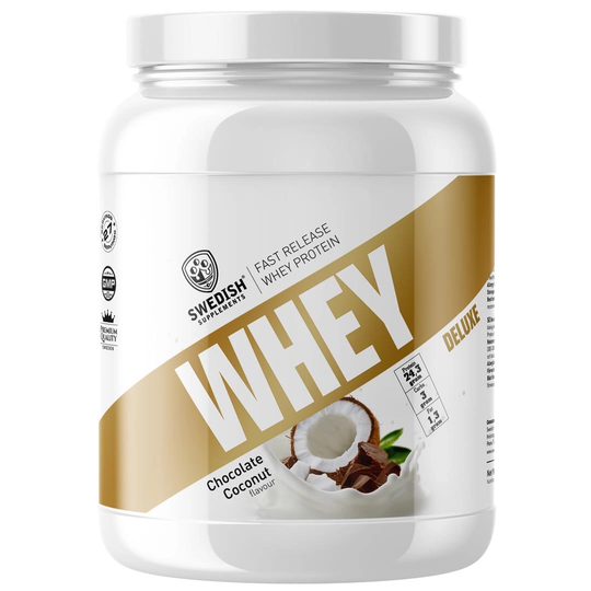 Swedish Supplements Whey Protein Deluxe 900 G Chocolate Coconut